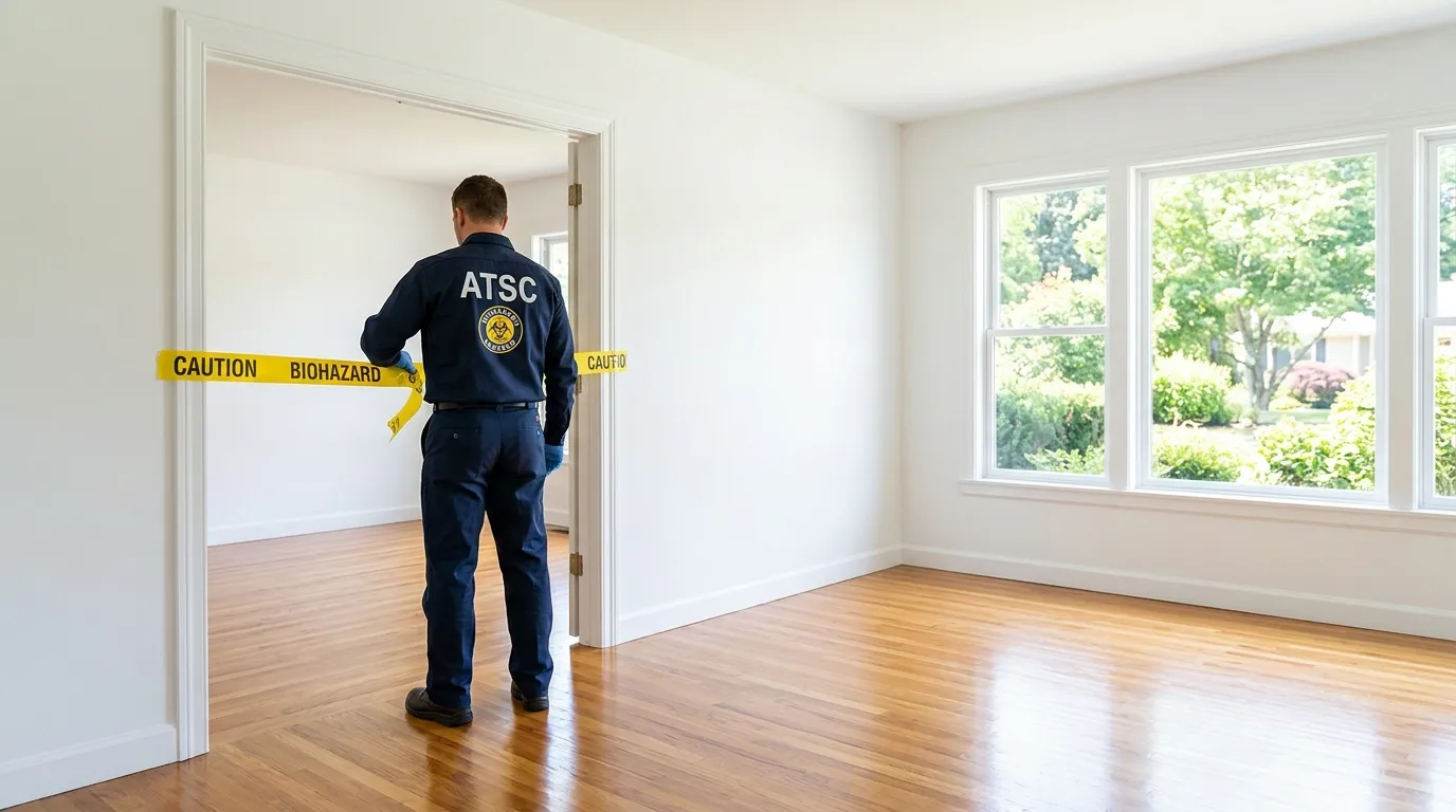 Certified biohazard cleanup crew performing Crime Scene Cleanup in Eastwick